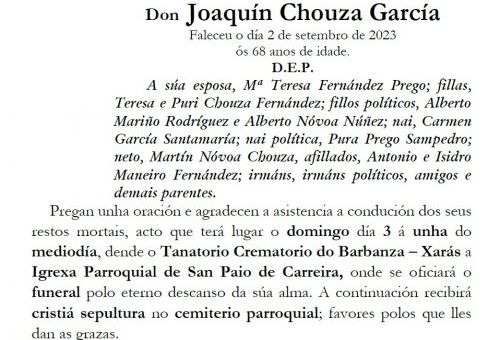 Joaquín Chouza García
