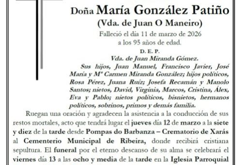 Gonzalez Patiño, Maria