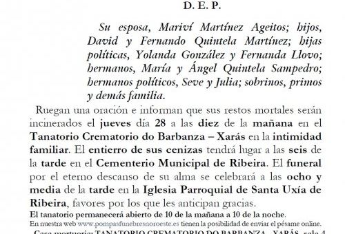 Quintela Sampedro, Fernando