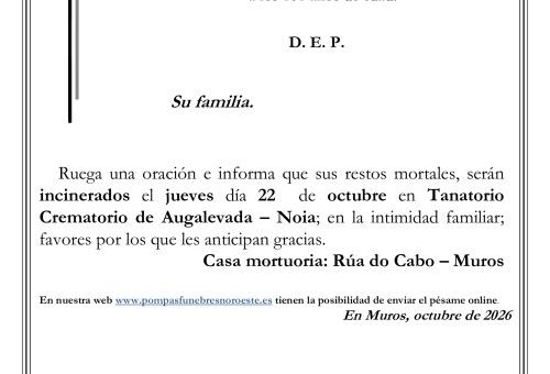 TANA MUROS Esperanza Dolores Abundancia de Santiago