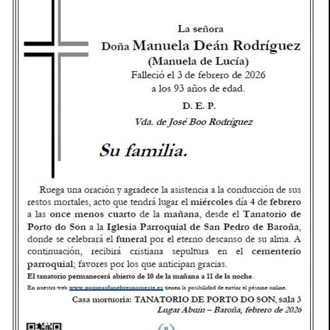 Deán Rguez. Manuela