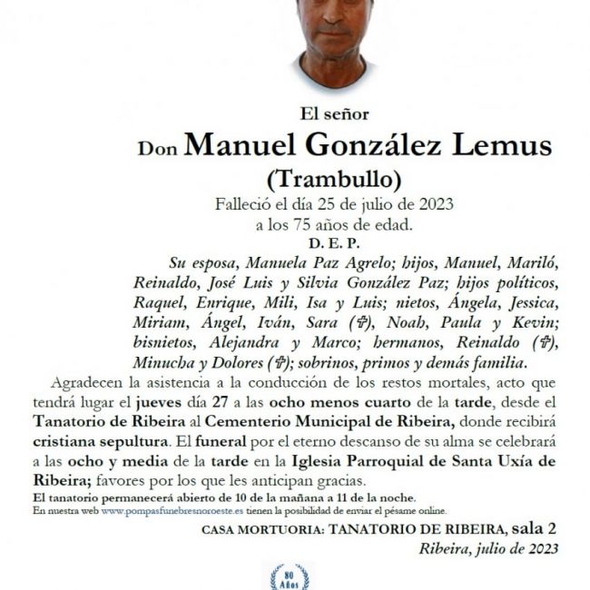 Gonzalez Lema, Manuel