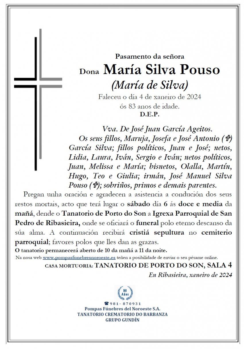 Pouso Silva, Maria
