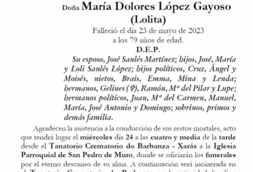 María Dolores López Gayoso