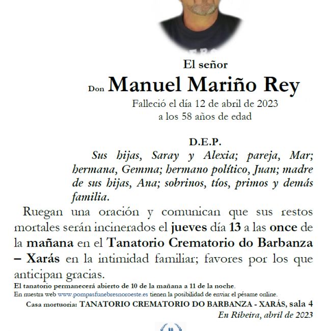 manuel mariño rey jueves