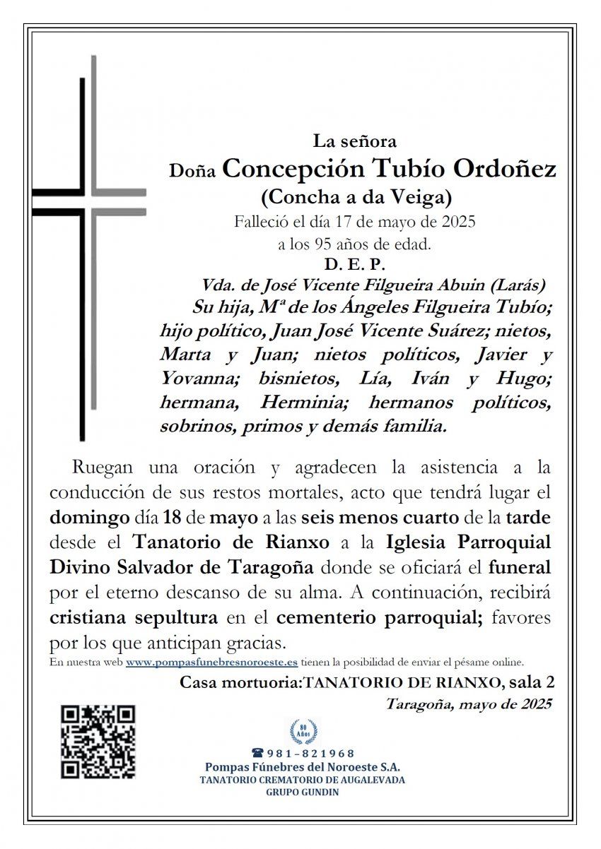 Concepción Tubio Ordoñez