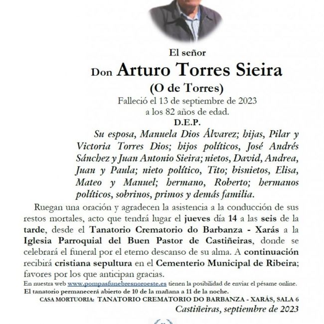 Torres Sieira, Arturo