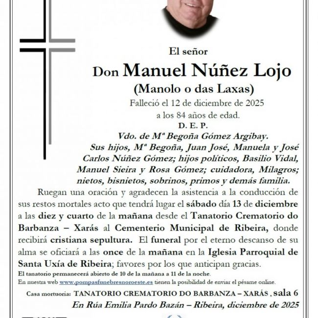 Nuñez Lojo, Manuel