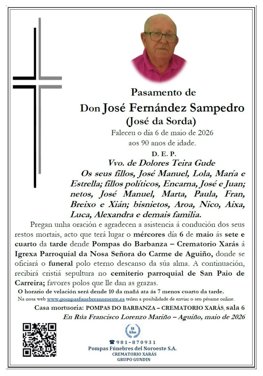 Fernandez Sampedro, Jose