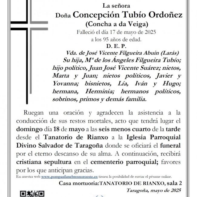 Concepción Tubio Ordoñez