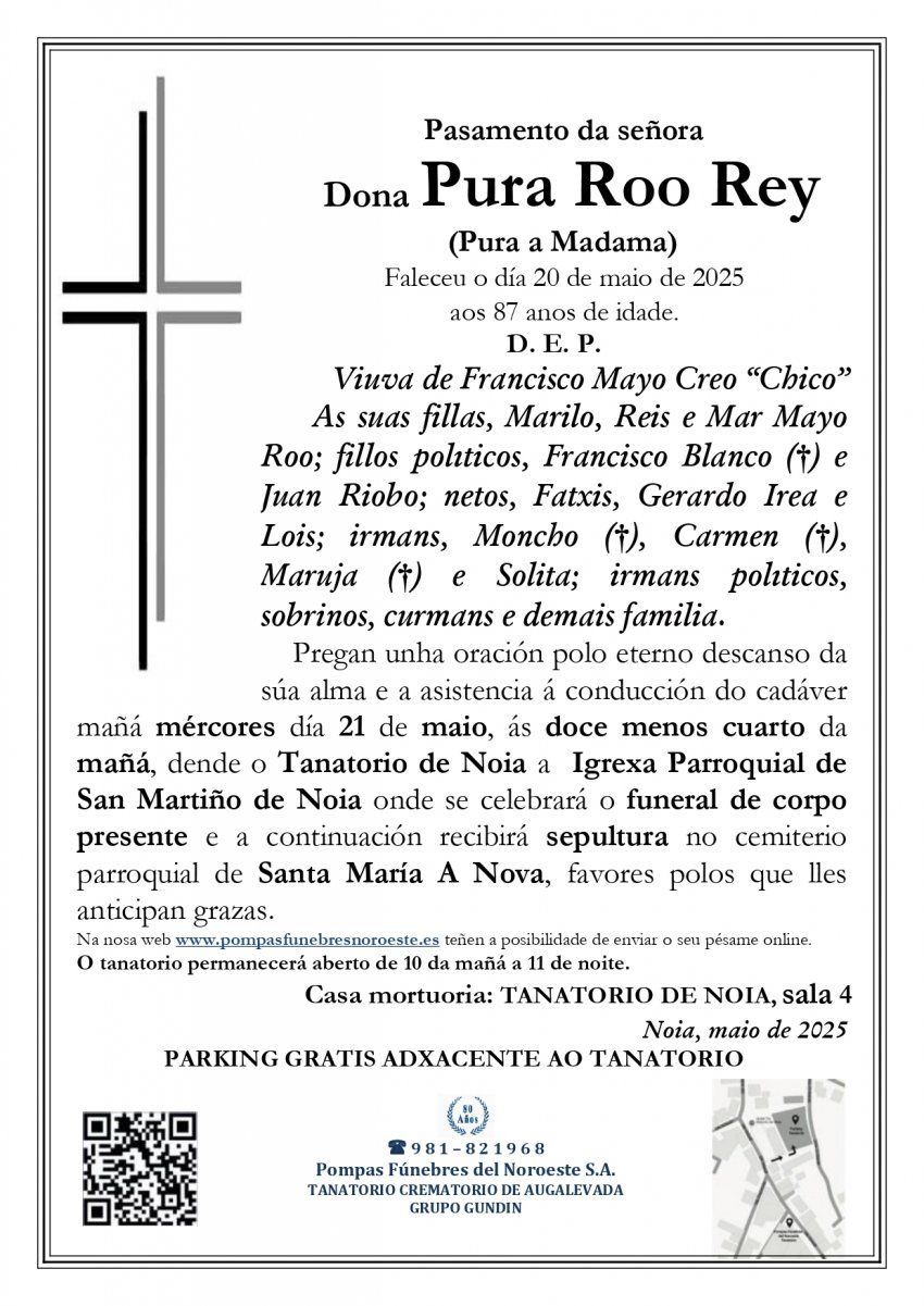TANA NOIA ROO REY, PURA