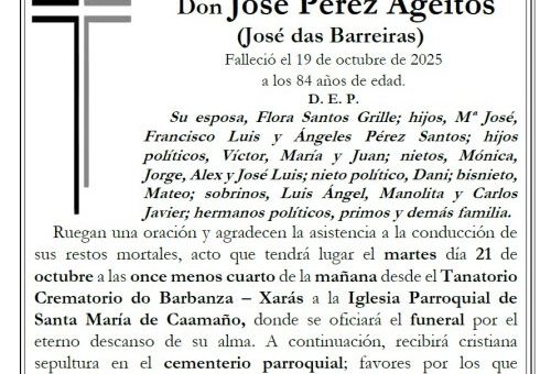 Perez Ageitos, Jose