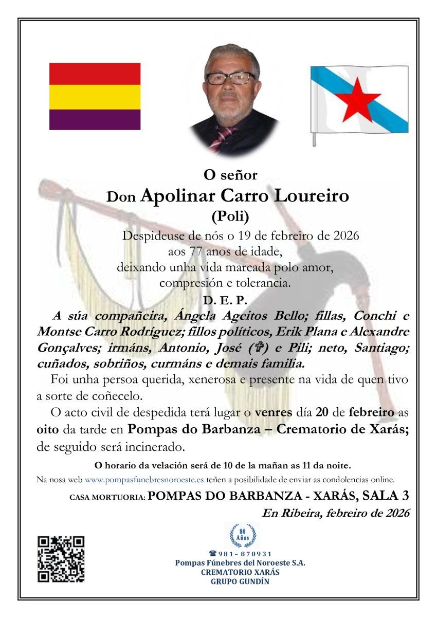 Tana Xaras Ribeira Apolinar Carro Loureiro