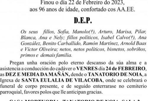 23 02 ESQUELA GALEGO  Manuel Eiras Canle