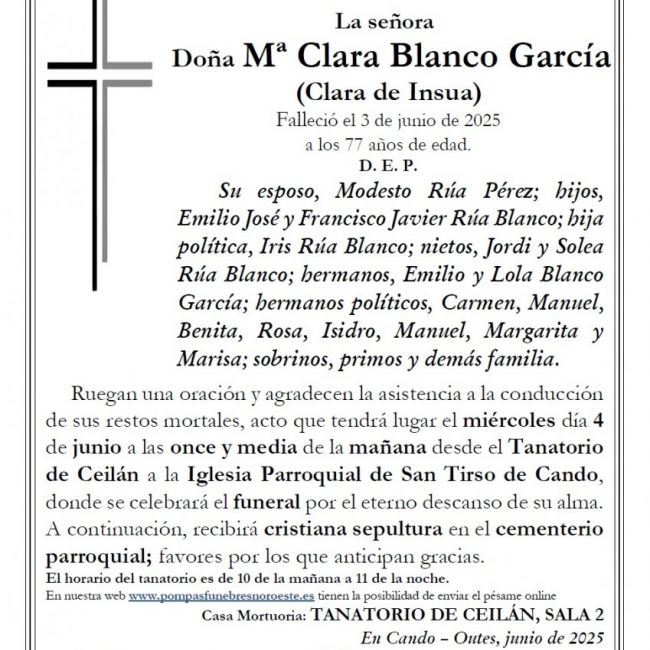 Mª Clara Blanco García web