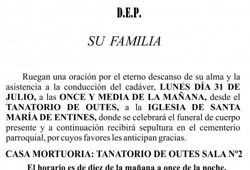 23 07 ESQUELA    Josefina Caamaño González
