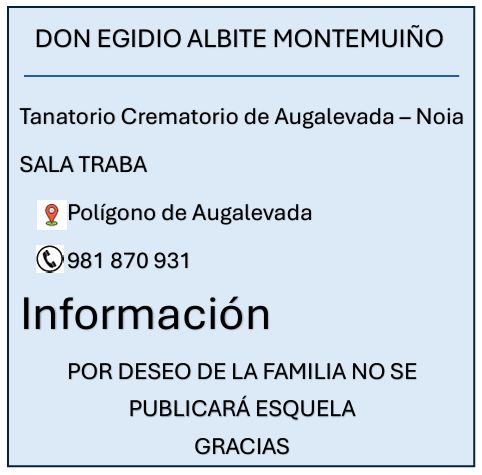 ESQUELA PANTALLA EGIDIO