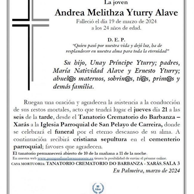 Yturry Alave Andrea Melithza