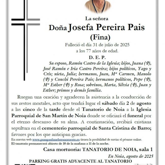 Josefa Pereira Pais