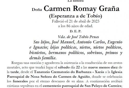 Romay Graña, Carmen