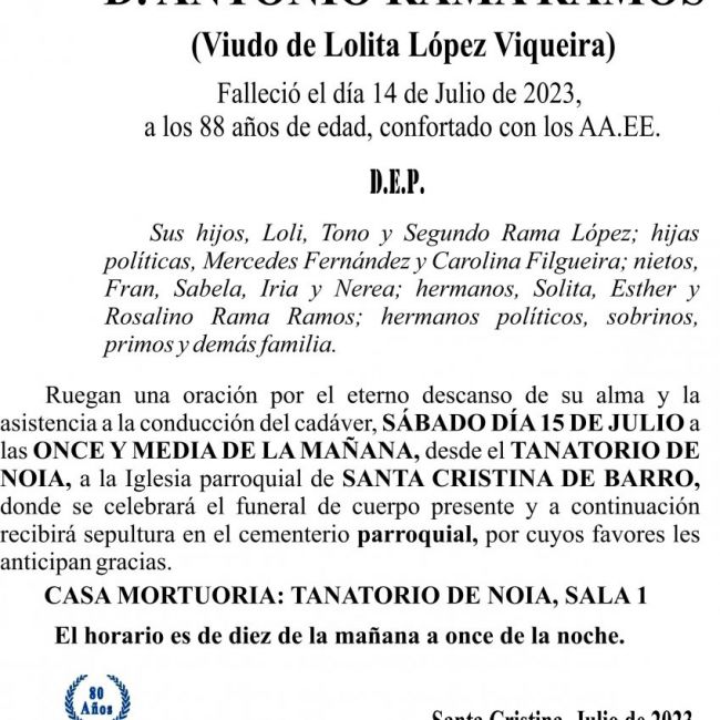 07 23 Esquela, Antonio Rama Ramos