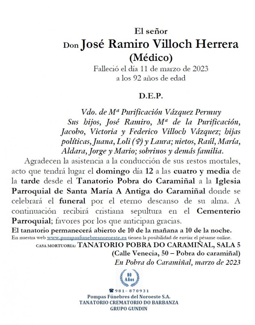 Villoch Herrera, José Ramiro