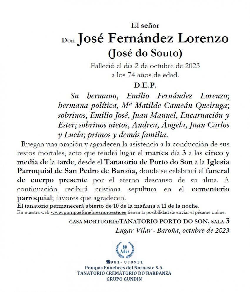 Fernández Lorenzo, José