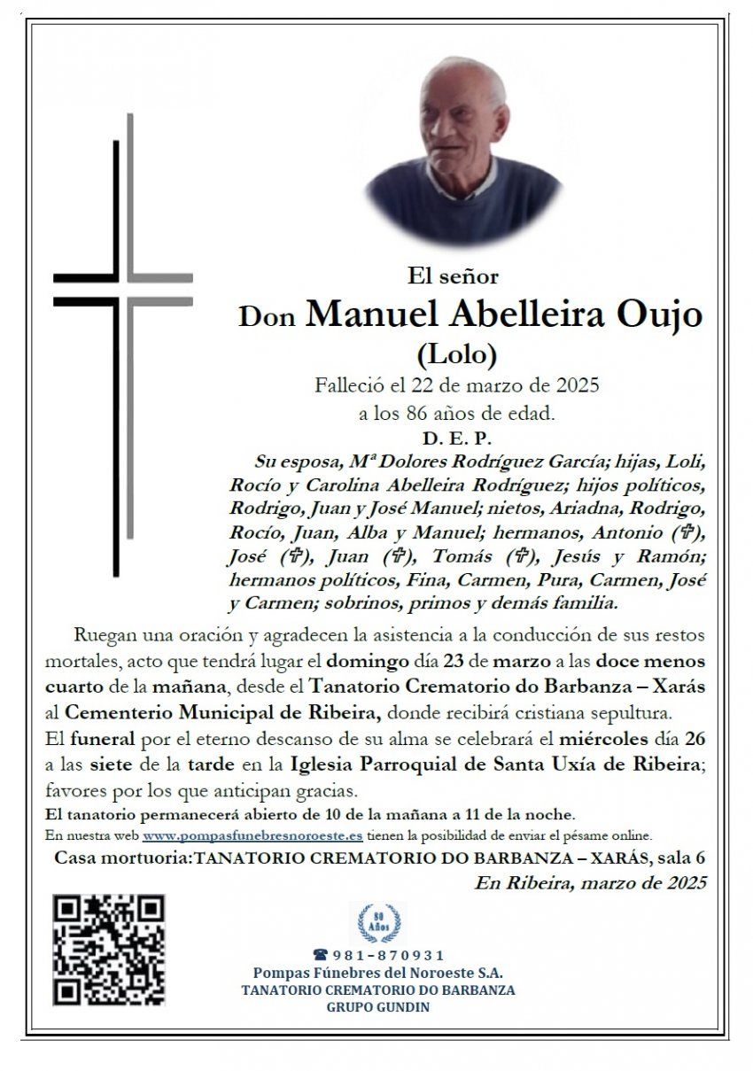 Abelleira Oujo, Manuel