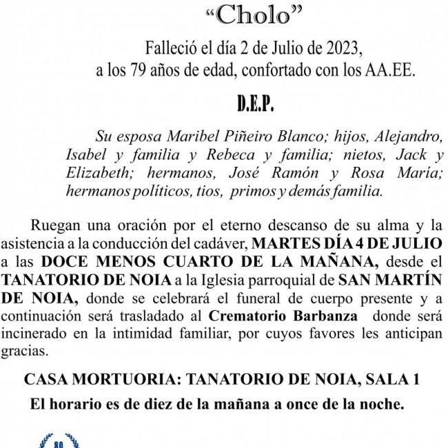 07 23 Esquela, Alejandro Núñez Estévez