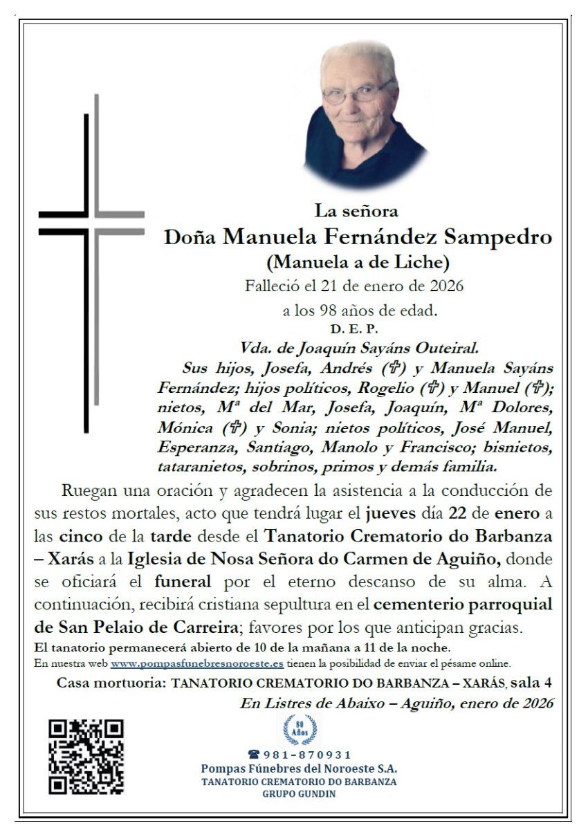 Fernandez Sampedro, Manuela