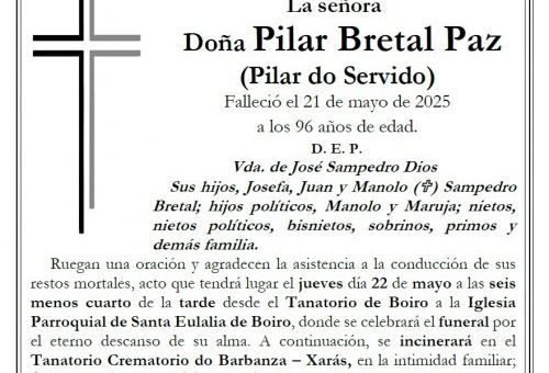Bretal Paz, Pilar