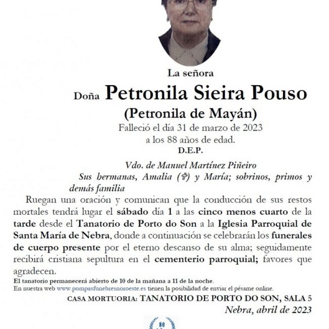 Petronila Sieira Pouso