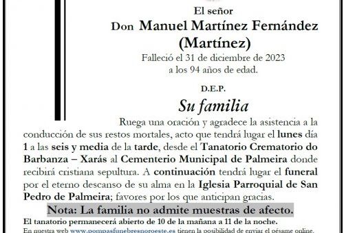 Matínez Fernández, Manuel