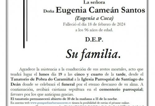 Cameán Santos, Eugenia