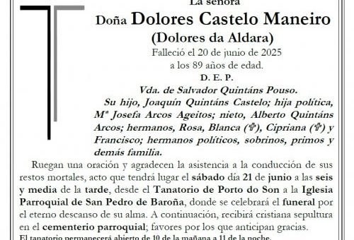 Castelo Maneiro, Dolores