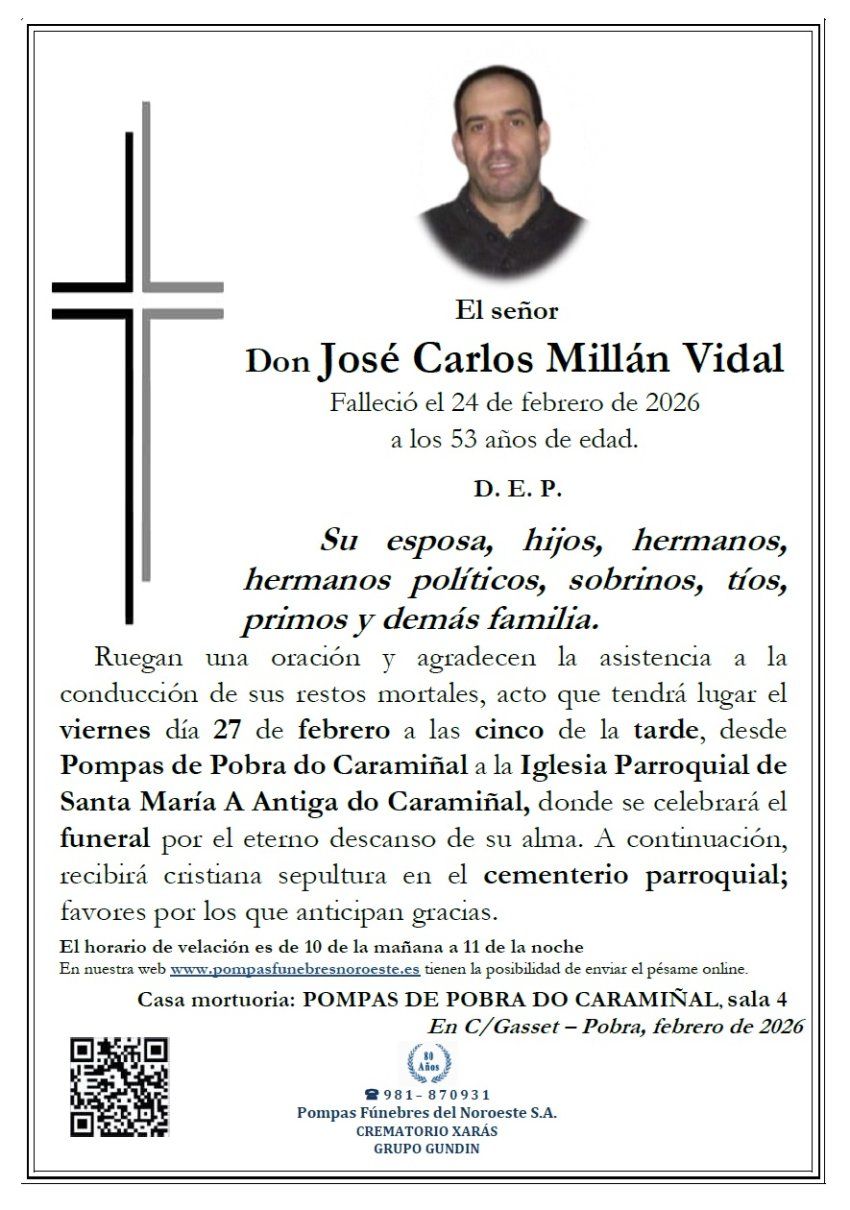Millan Vidal, Jose Carlos