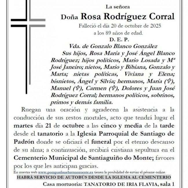 rodriguez corral. rosa