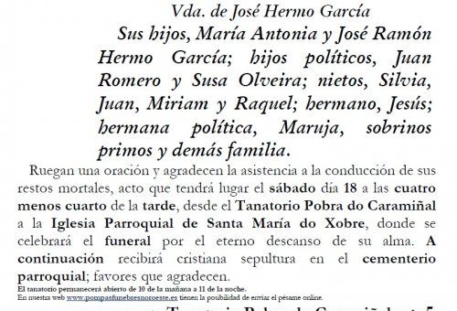 RAMONA GARCÍA VIDAL