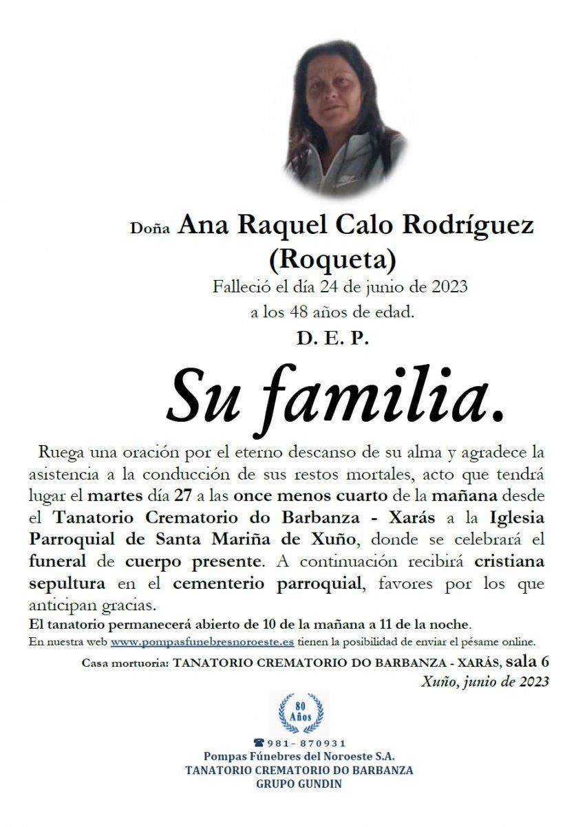 Calo Rodriguez, Ana Raquel