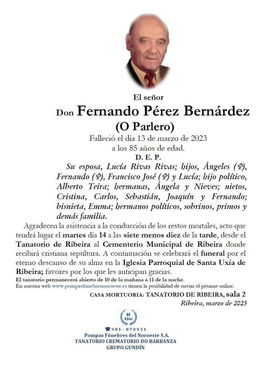 Pérez Bernárdez, Fernando