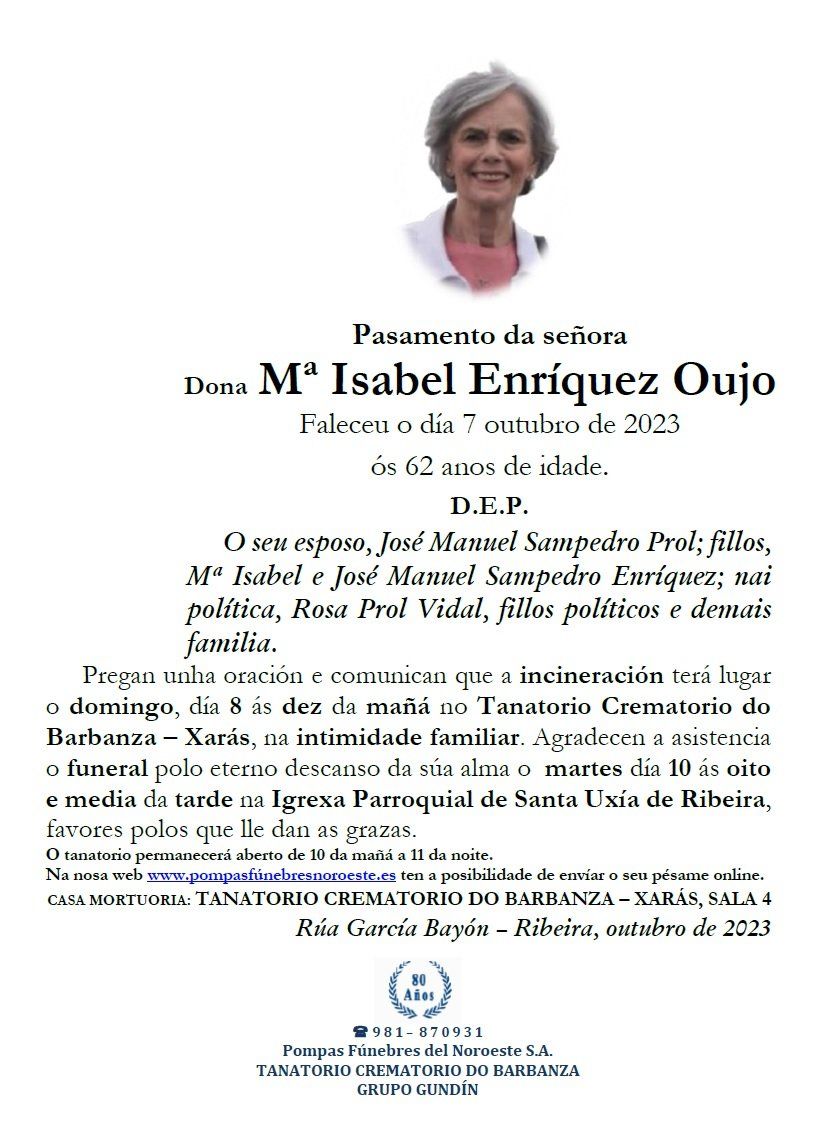 María Isabel Enríquez Oujo