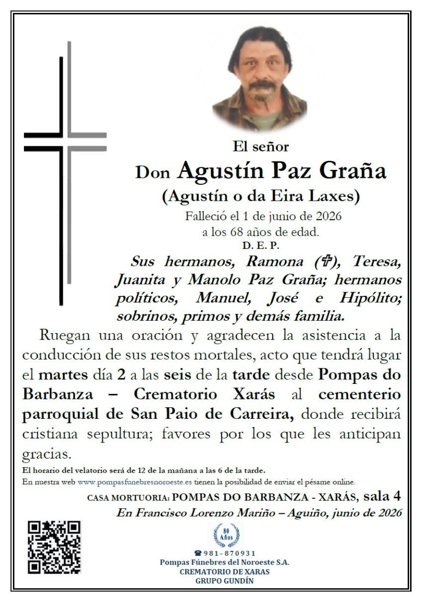 Paz Graña, Agustin