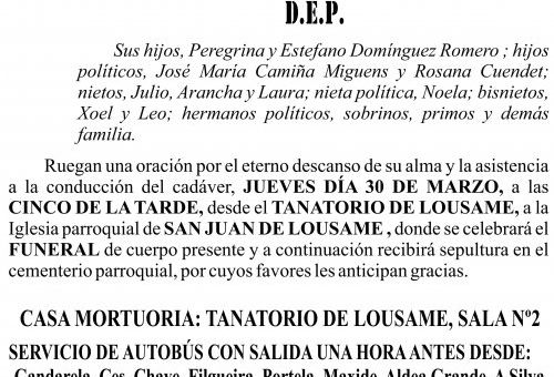 29 03 ESQUELA   Raimundo Dominguez Vazquez