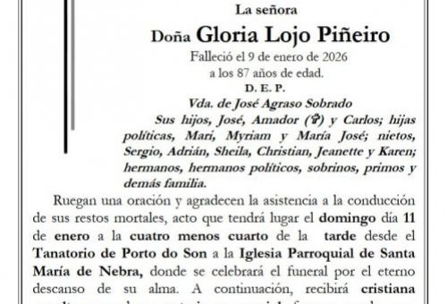 tana son nebra Gloria Lojo Piñeiro