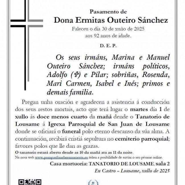 Ermitas Outeiro Sanchez