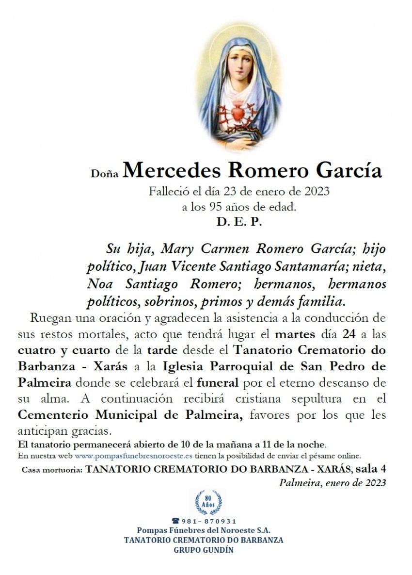 Romero García, Mercedes