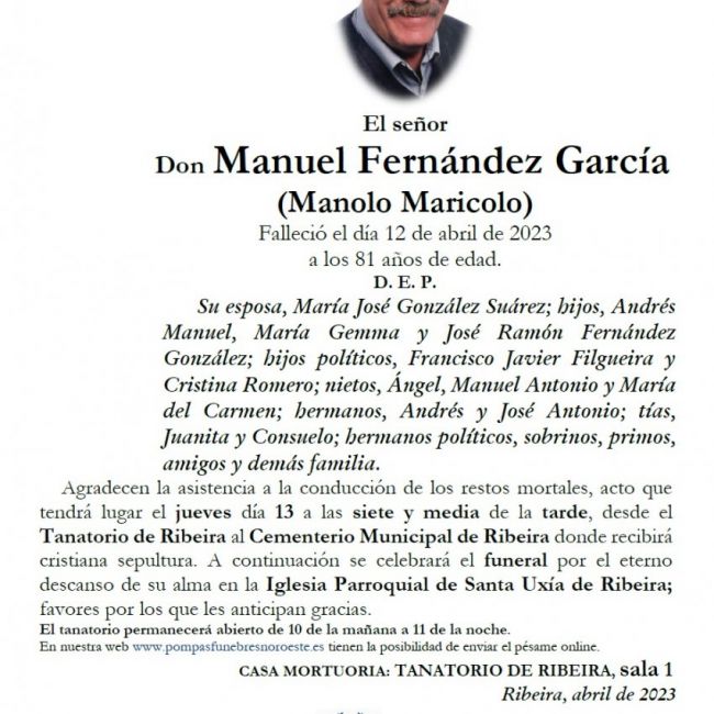 Fernandez Garcia, Manuel