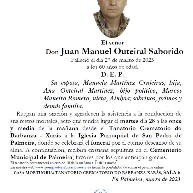 Juan Manuel Outeiral Saborido