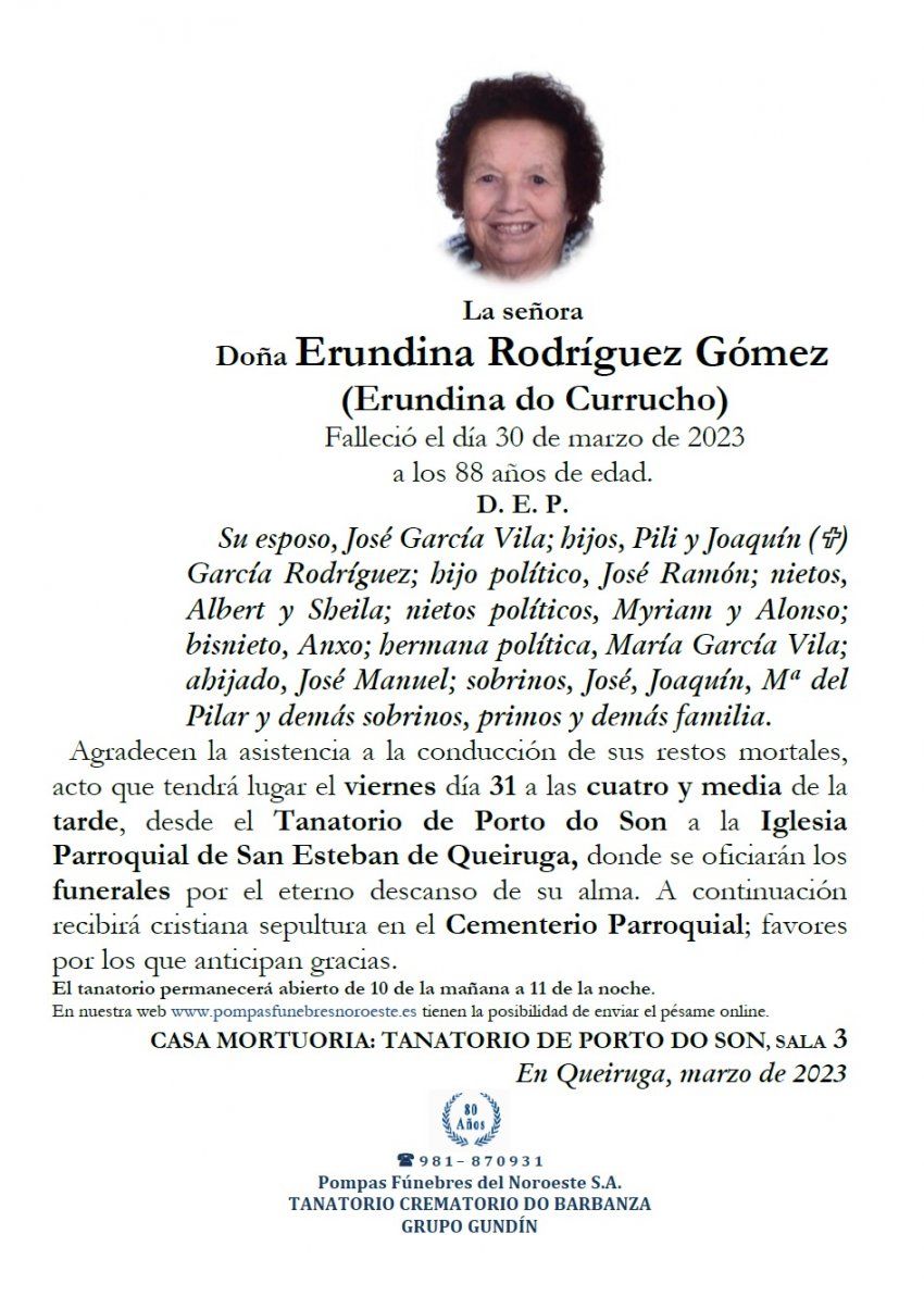 Rodriguez Gomez, Erundina