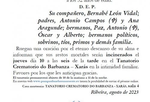 Campos Aragunde, Ana